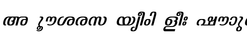 Preview of ML-TTJyothy Italic